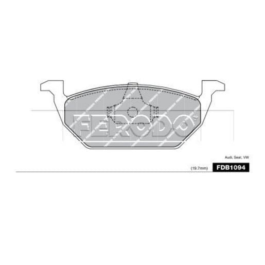 Ferodo Brake Pad Set FDB1094