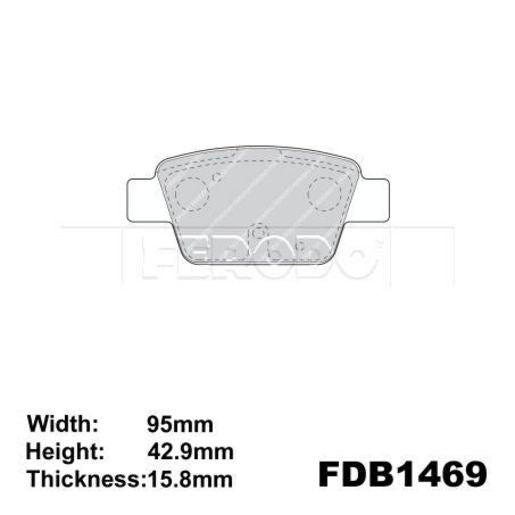Ferodo Brake Pad Set FDB1469