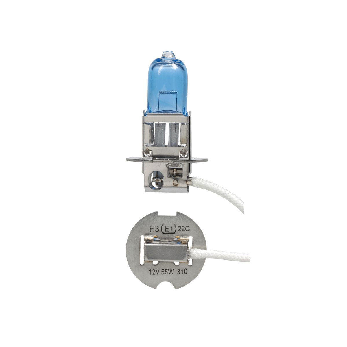 Narva H3 Globe Pk22S Intense Blue 55W 2 Pce 48471BL2