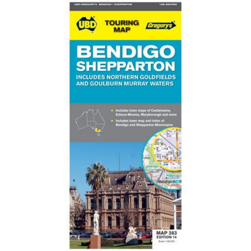 UBD Bendigo & Shepparton 383 Map 14th Edition 9780730000000
