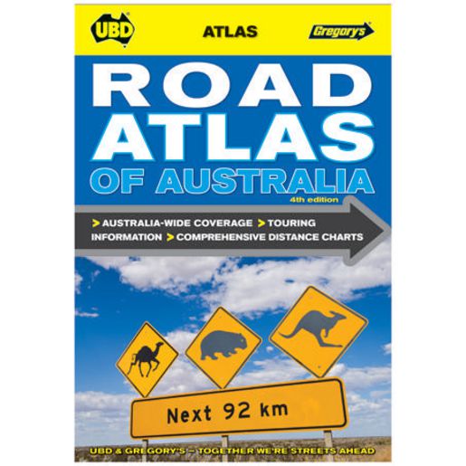 UBD Atlas-Roads Of Australia 4th Edition 9780730000000