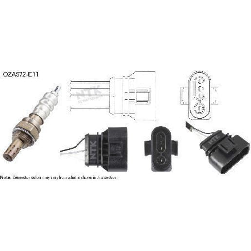 NTK Oxygen Sensor 4 Wire 780Mm Cable OZA572-E11