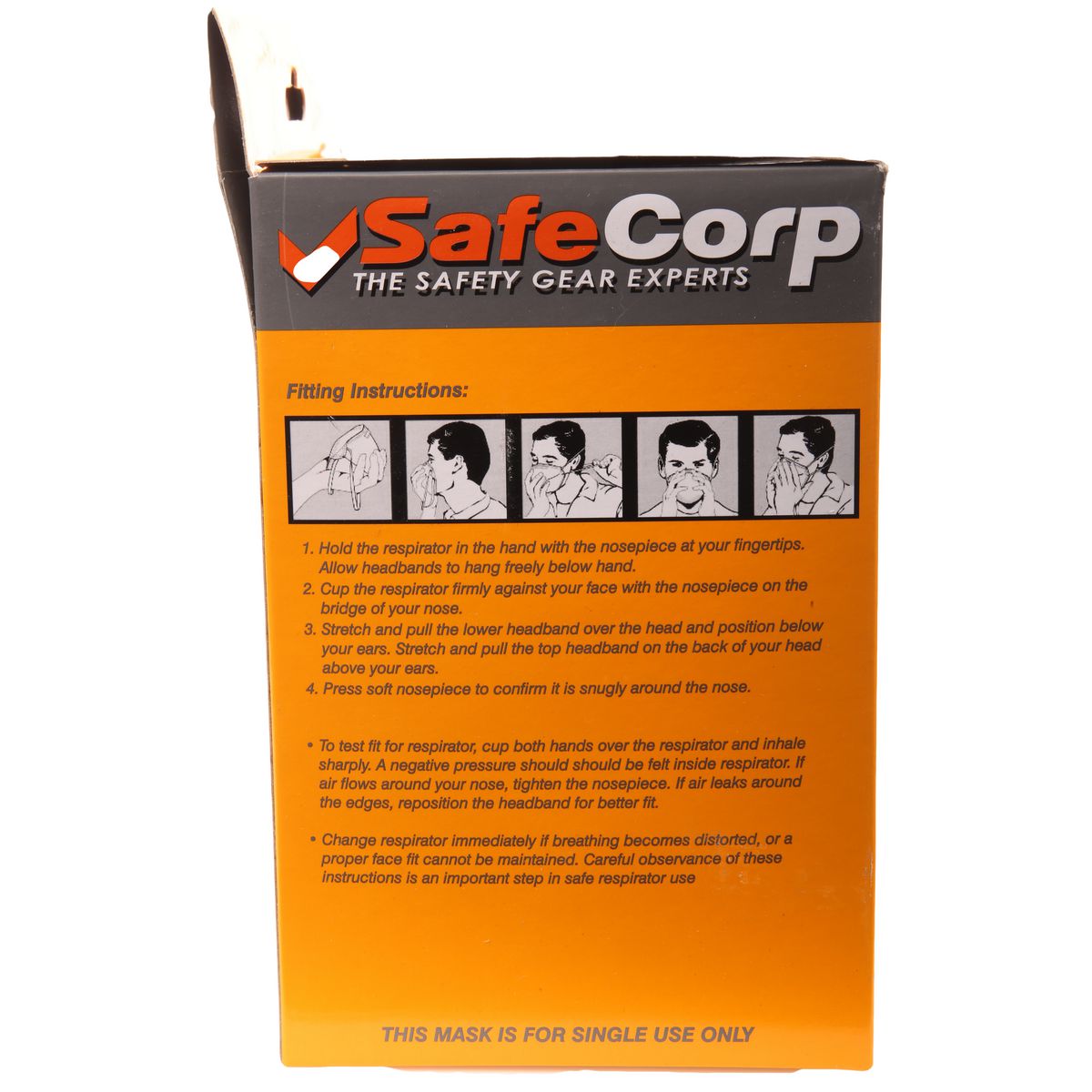 Safecorp Dust Mask With Valve 10Pk SCP1050