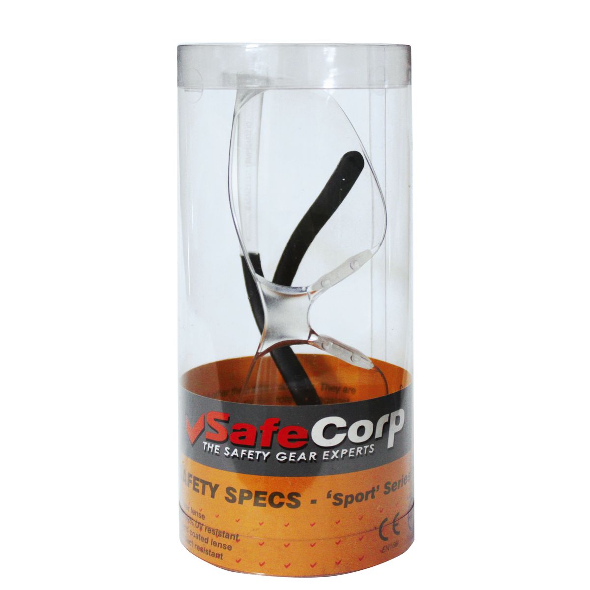 Safecorp Safecp Wrap Around Safety Glasses Clear SCP2000