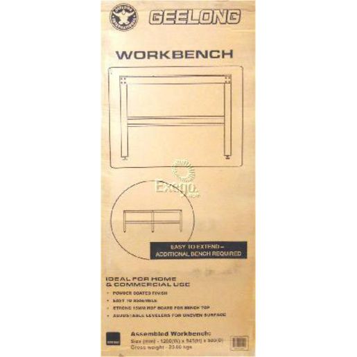 Geelong 1200mm Powder Coated Work Bench GWB1200