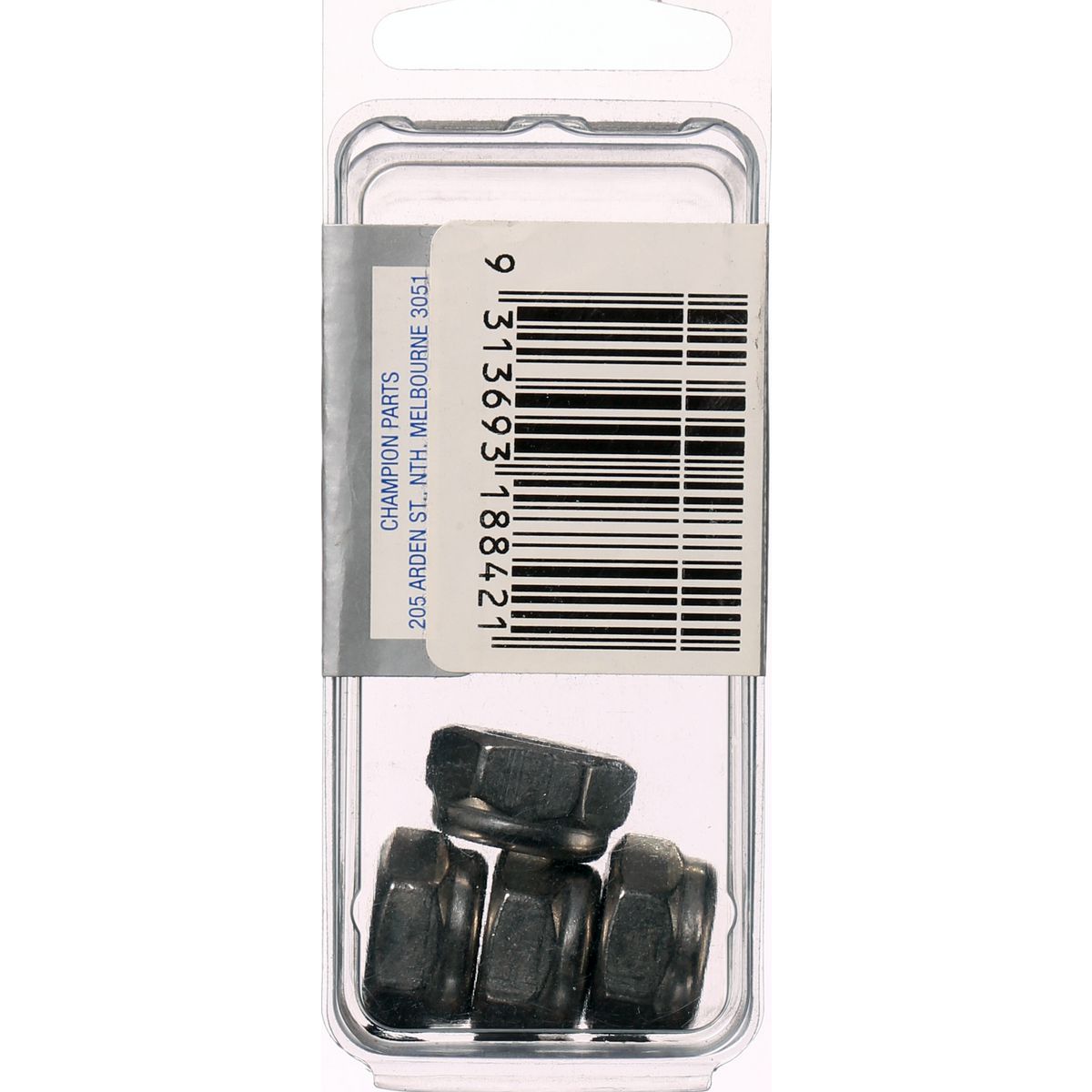 Champion Fasteners Hex Nut Self Locking Nylon Insert Stainless Steel M10X1.5mm 316/A4 SLN10