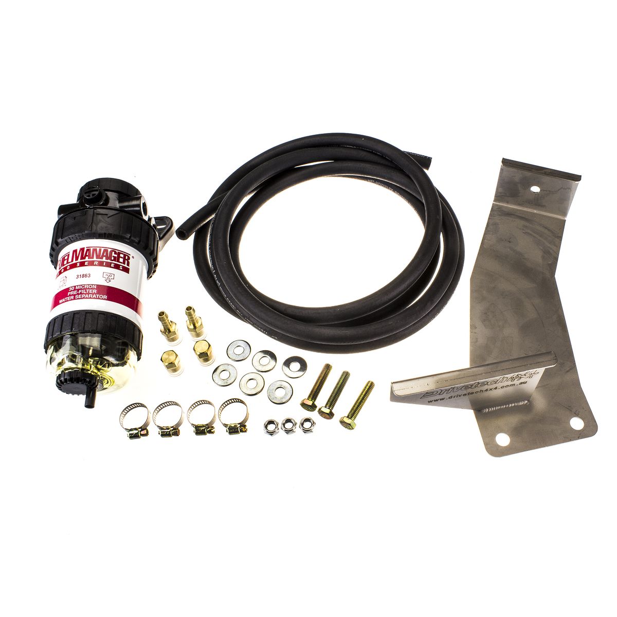 Drivetech 4x4 FuelManager Diesel Pre Filter Kit DT-FMK001 fits Ford Ranger PJ/PK 3.0L Diesel