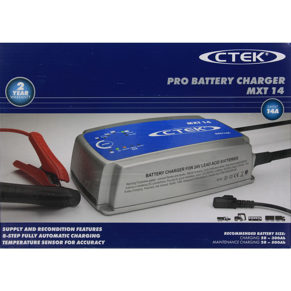 CTEK MXT 14 Battery Charger 24V 14A MXT14