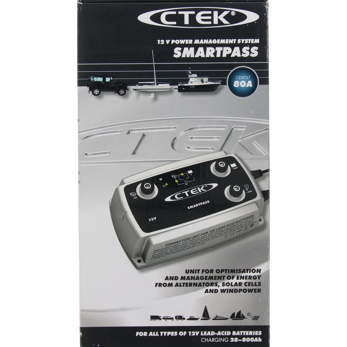 CTEK Smartpass Charger 12V 80A SMART PASS