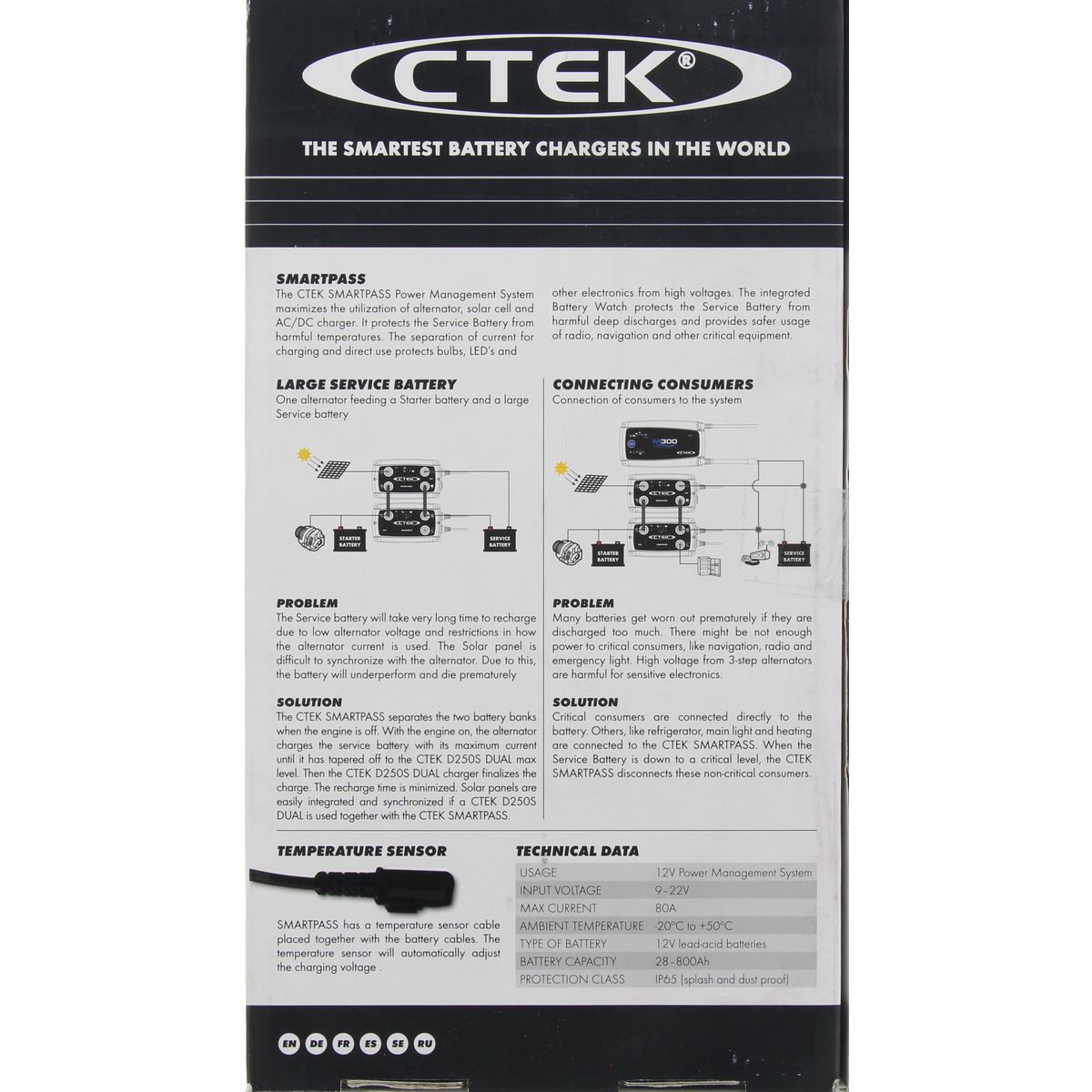 CTEK Smartpass Charger 12V 80A SMART PASS