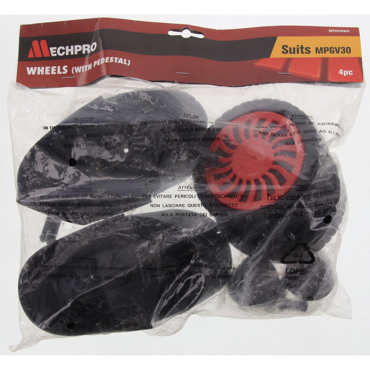 Mechpro Caster Wheels MPGV30WH