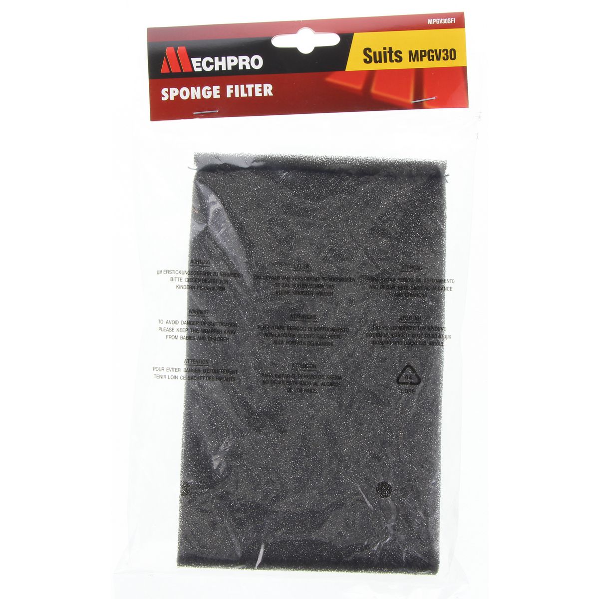 Mechpro Sponge Filter MPGV30SFI