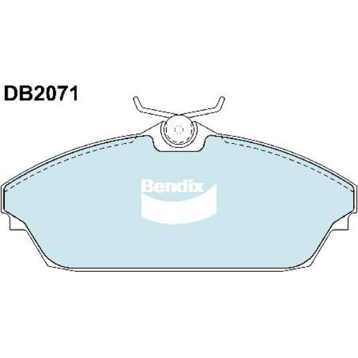Bendix Heavy Duty Brake Pad Set Front DB2071 HD
