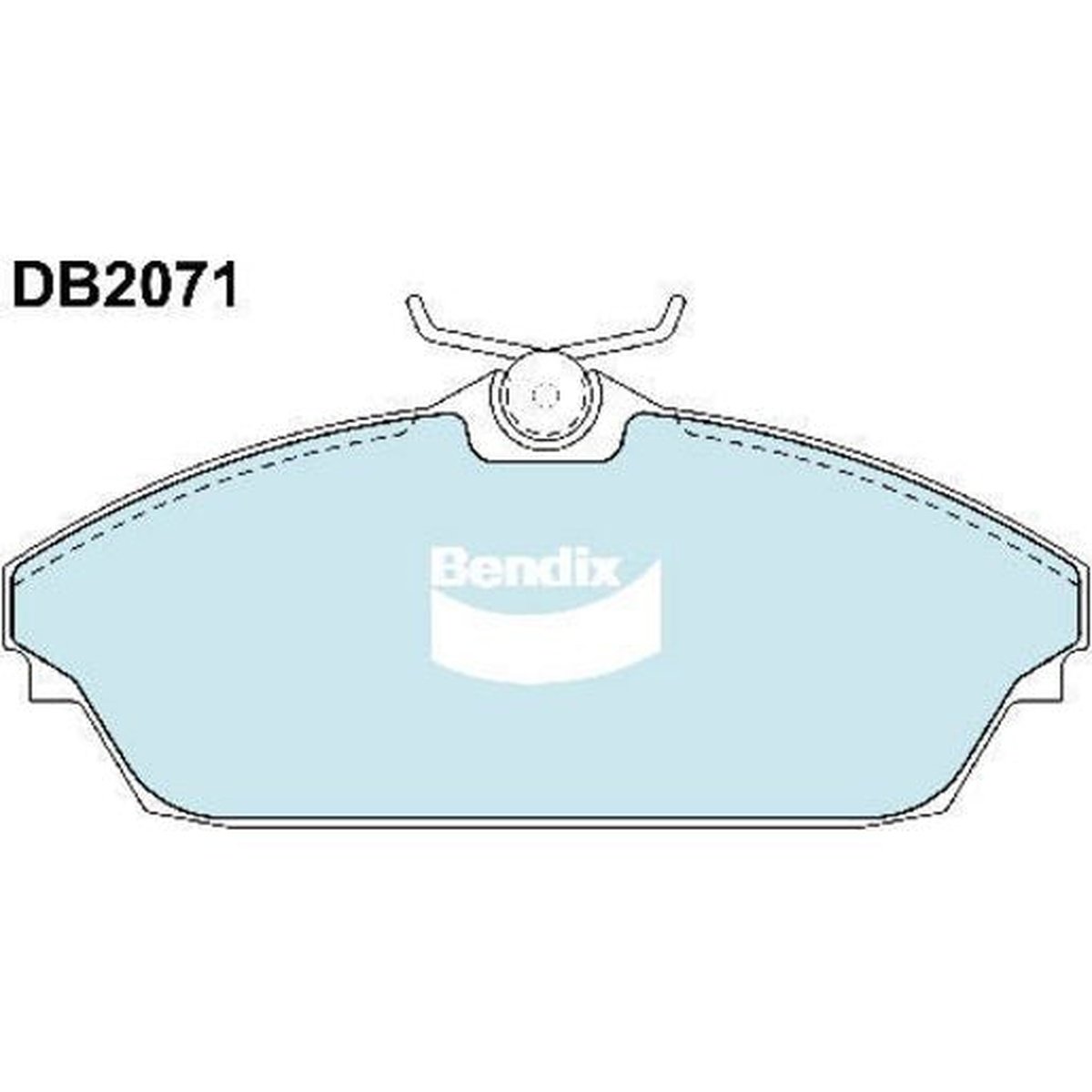 Bendix Heavy Duty Brake Pad Set Front DB2071 HD
