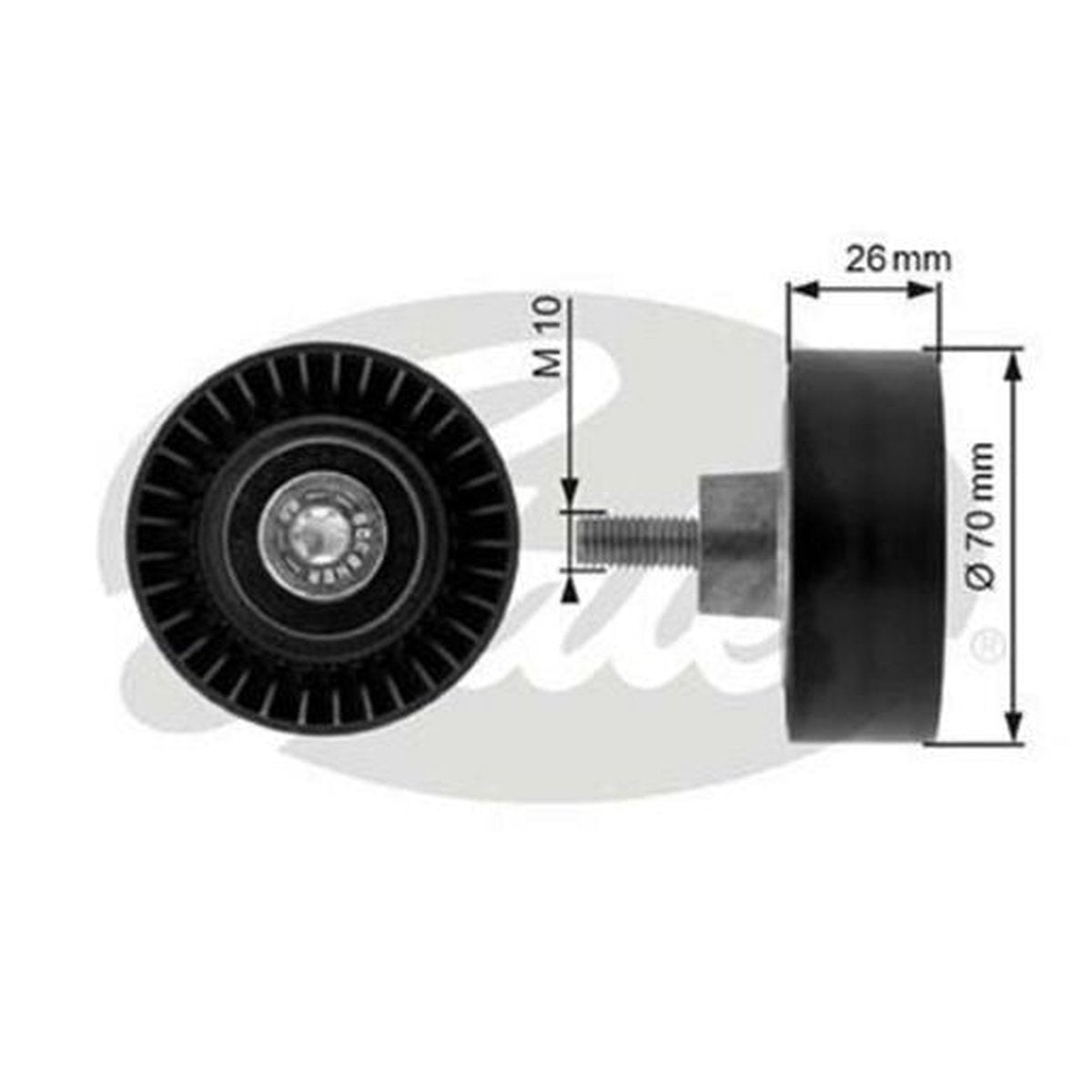 Gates Engine Idler Pulley 36163
