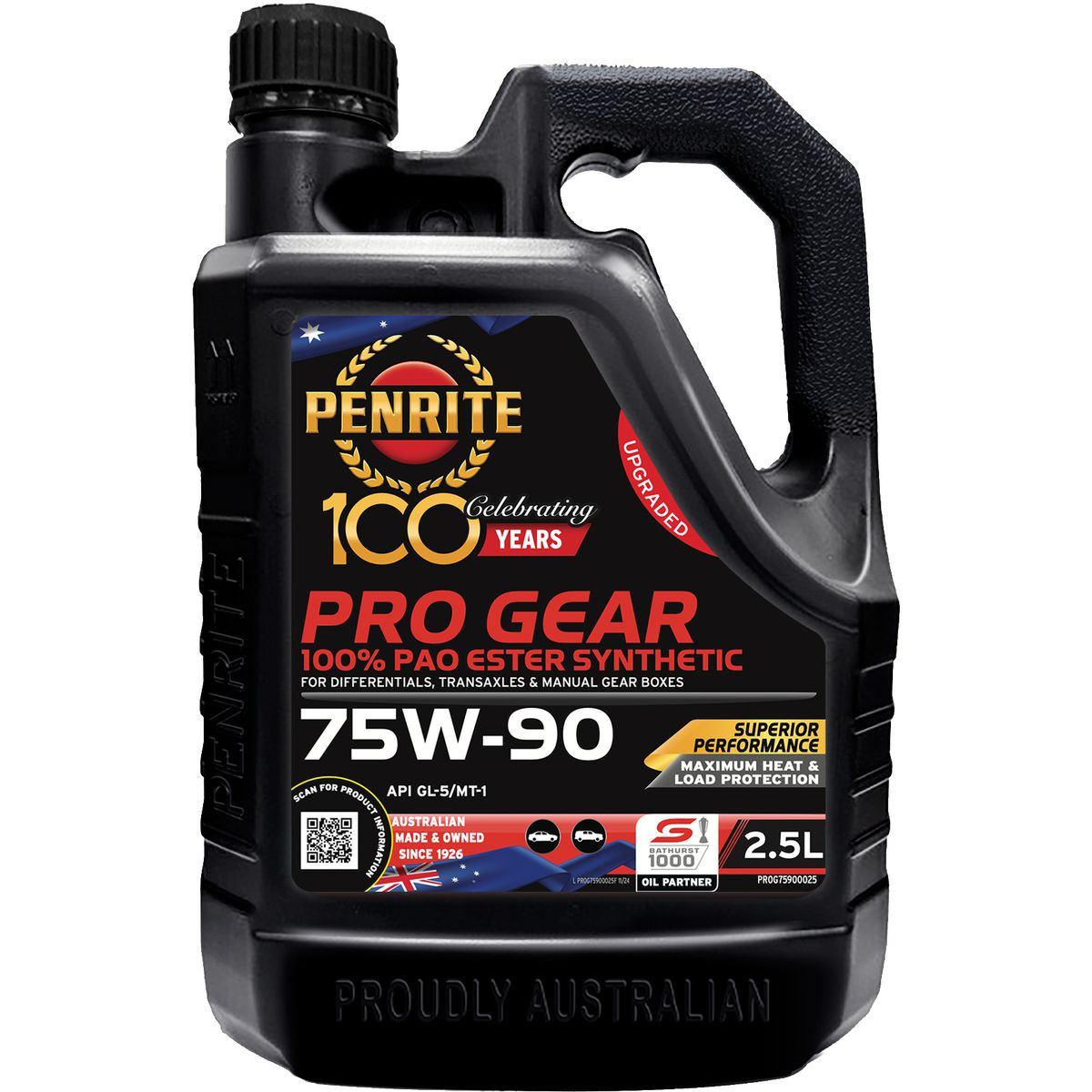 Penrite Pro Gear 75W-90 Gear Oil 2.5L