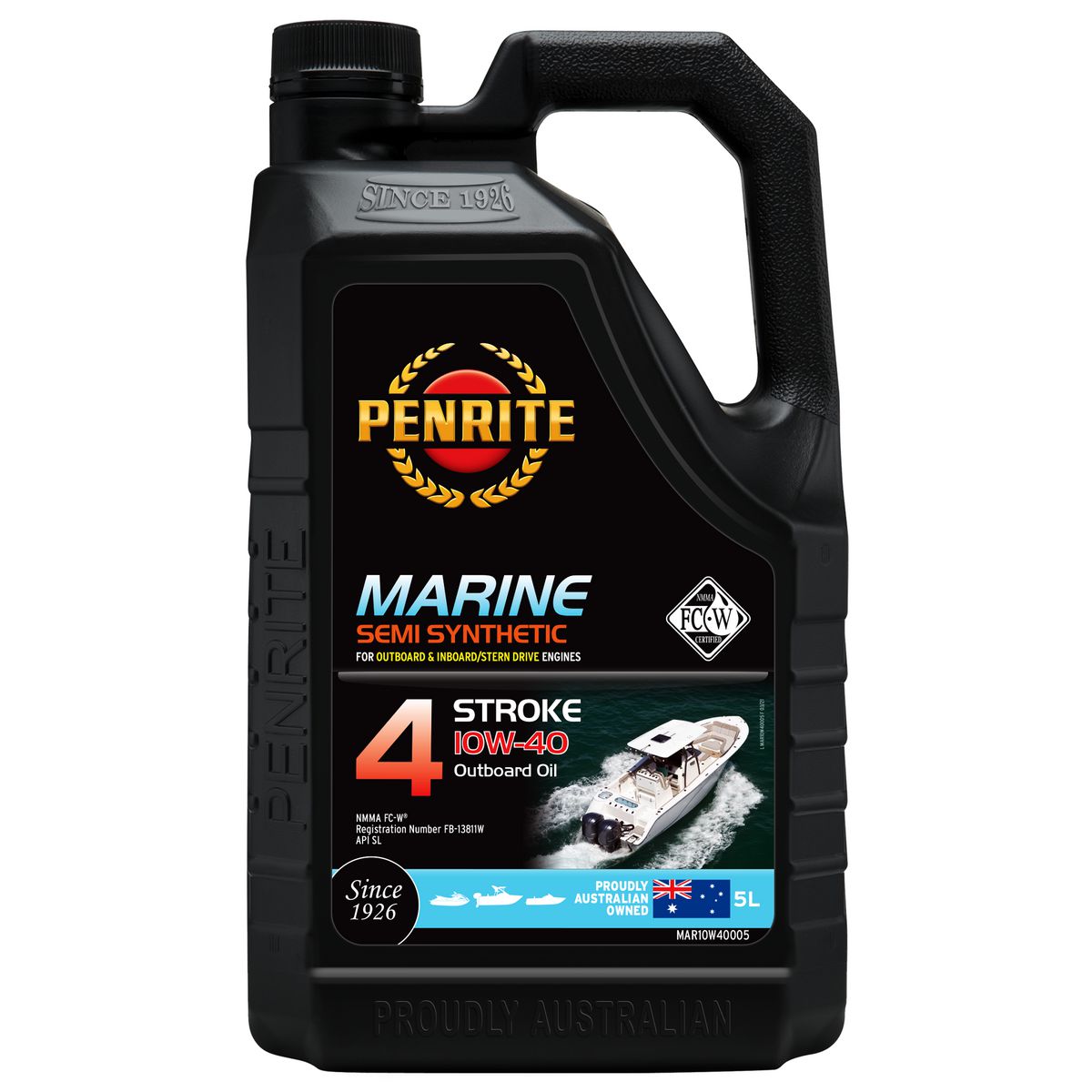 Penrite Marine Outboard 4 Stroke Oil 10W-40 5L