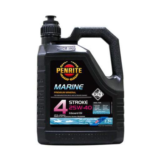 Penrite Marine Outboard 4 Stroke Engine Oil 25W-40 2. 5L MAR25W400025