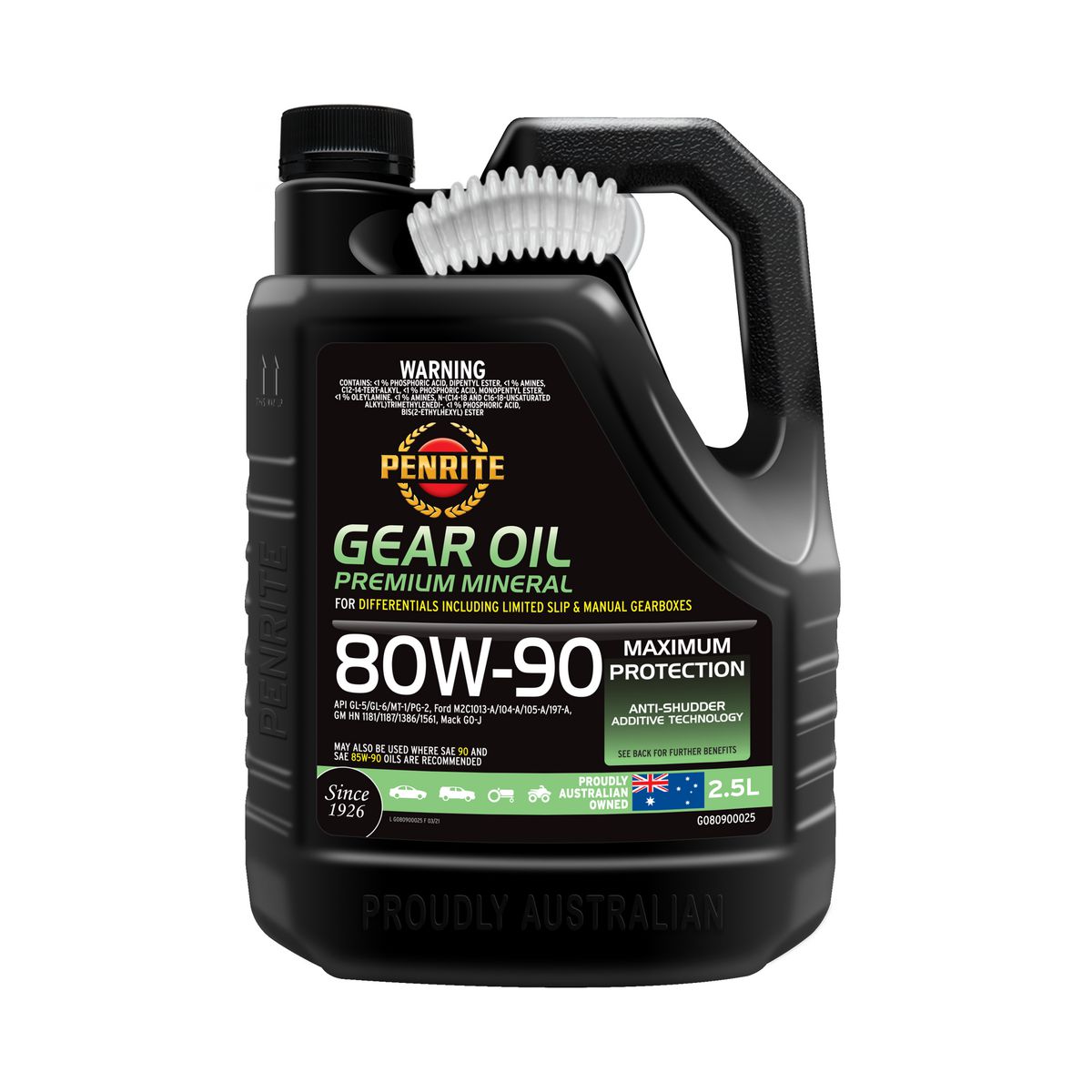 Penrite Gear Oil 80W-90 2.5L