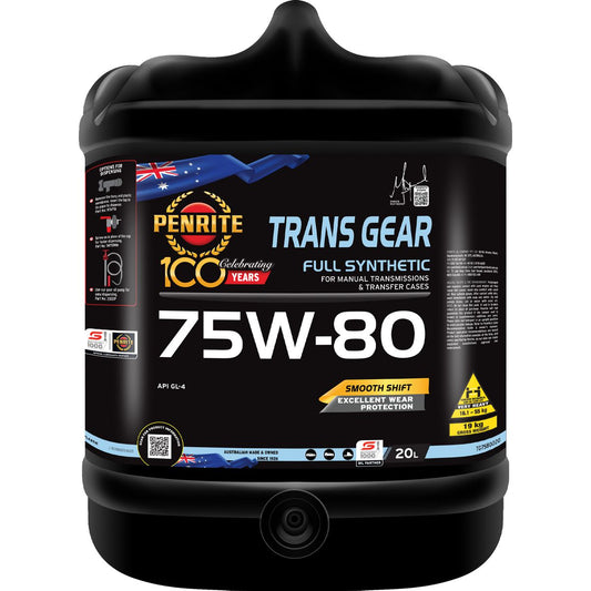 Penrite Trans Gear SAE 75W-80 Full Synthetic Engine Oil 20L TG7580020