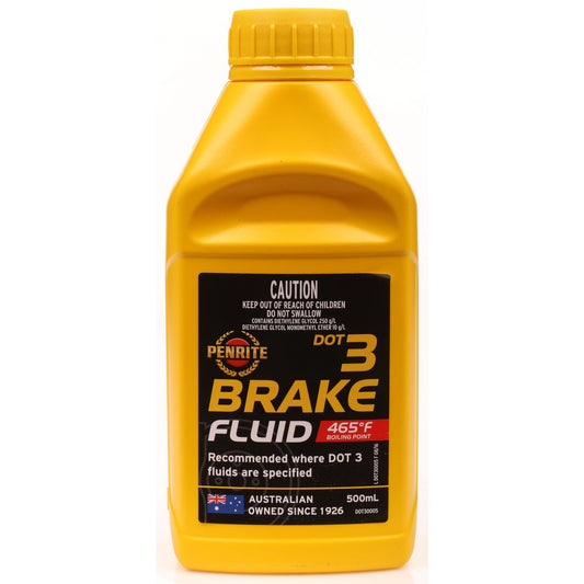 Penrite Brake Fluid DOT 3 500ml DOT30005