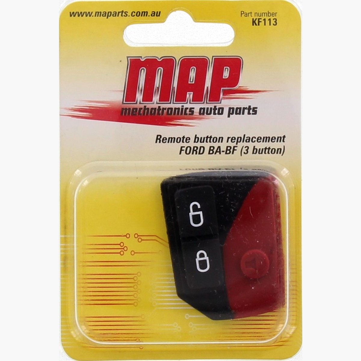MAP Car Remote Buttons (3 Button) fits Ford Falcon BA-BF KF113