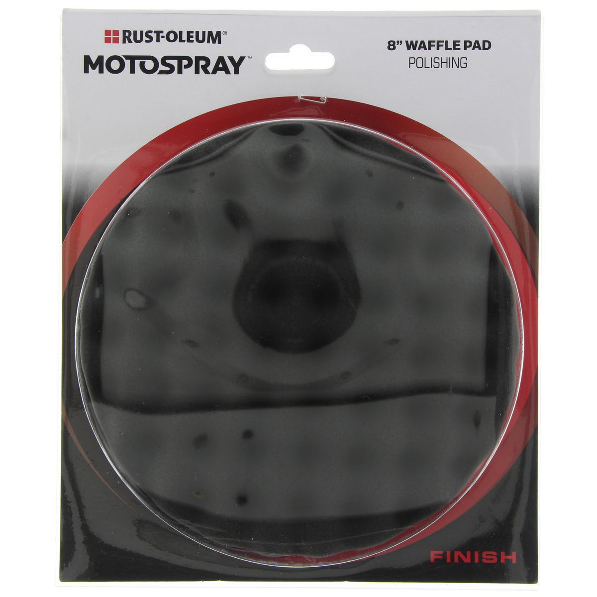 HiChem Motospray Waffle Polishing Pad Black 200Mm WPB