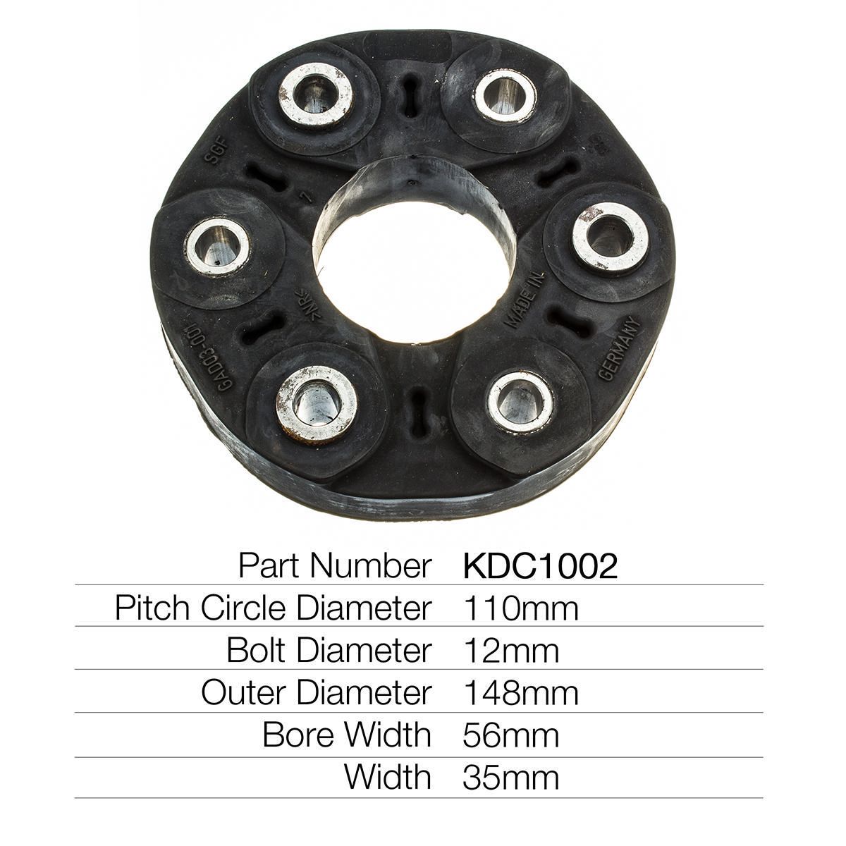 Kelpro Driveshaft Coupling KDC1002