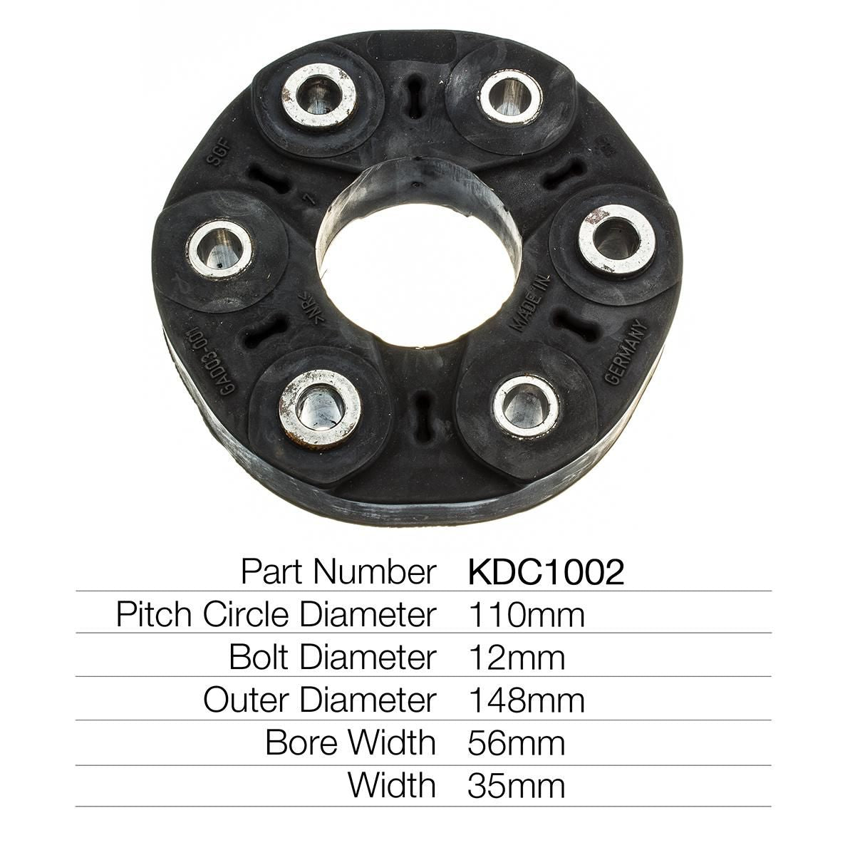 Kelpro Driveshaft Coupling KDC1002
