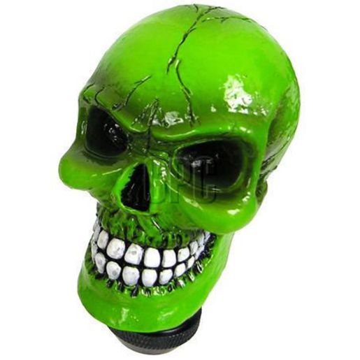 Naparts Green Skull Gear Knob 23179