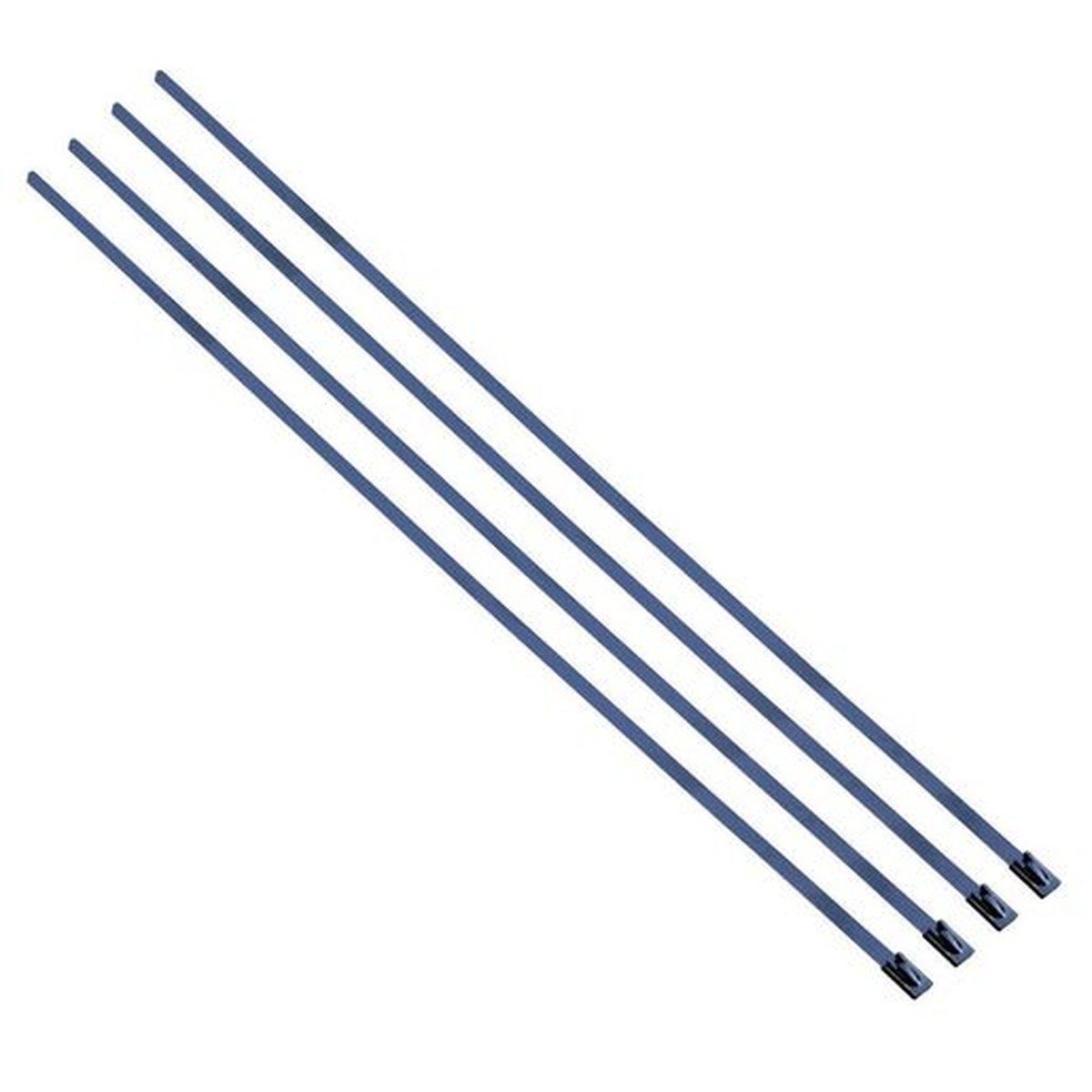 Heatshield Products Stainless Exhaust Wrap Locking Ties 8in 4 Pack 108004