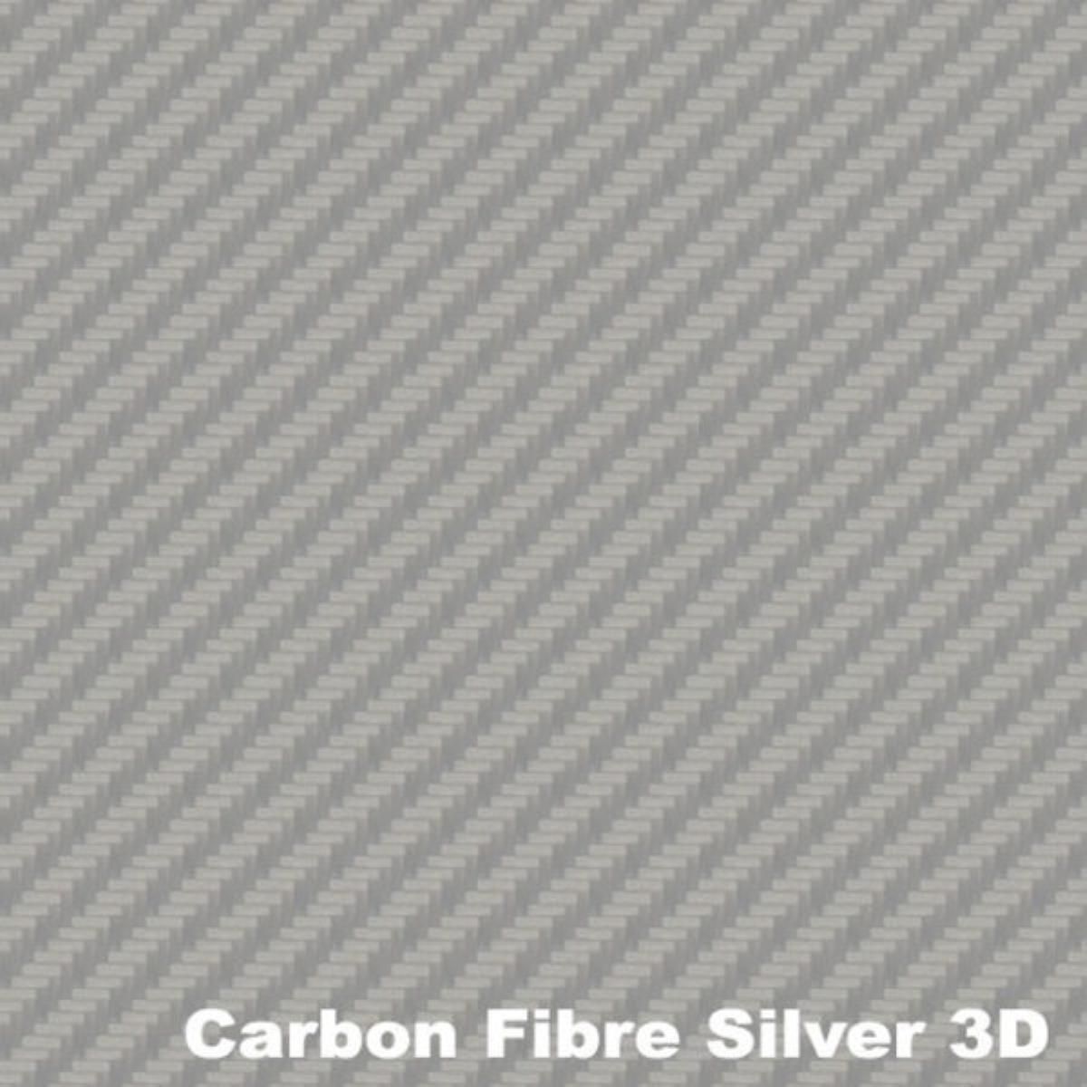 Autotecnica Vinyl Wrap 152Cm Silver 3D Carbon A26199