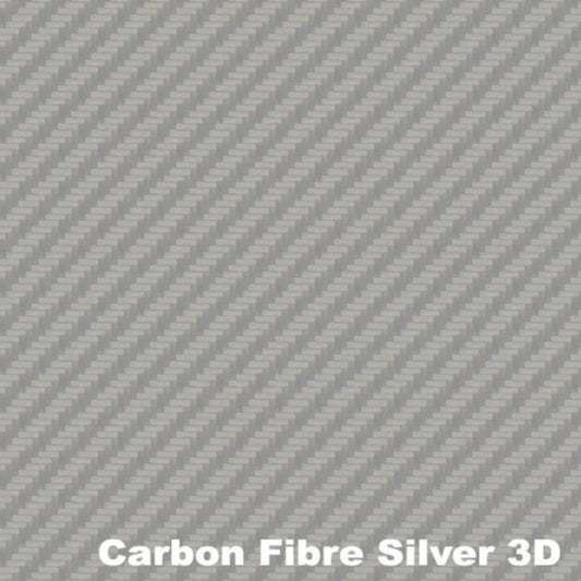 Autotecnica Vinyl Wrap 152Cm Silver 3D Carbon A26199