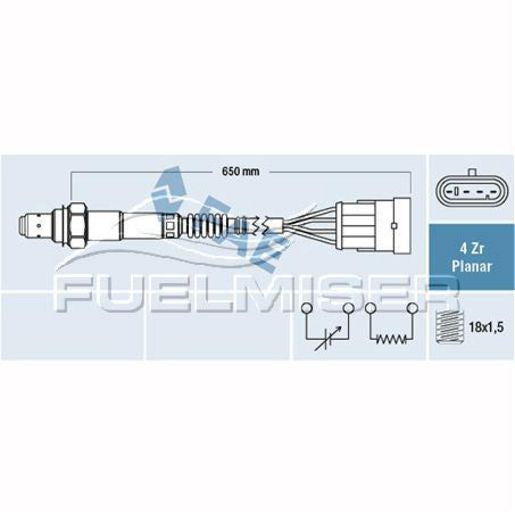 Fuelmiser Oxygen Lambda Sensor COS1047