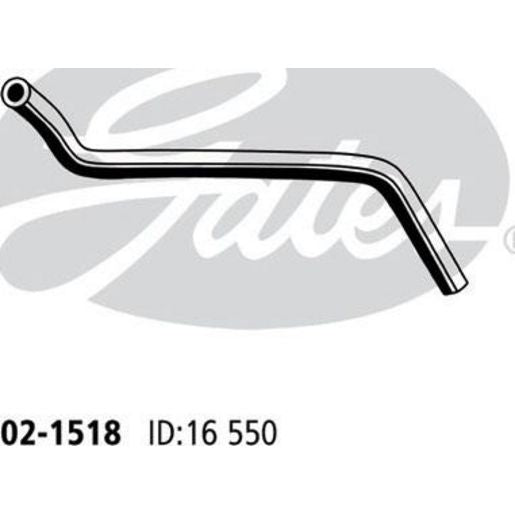 Gates Radiator Hose 02-1518