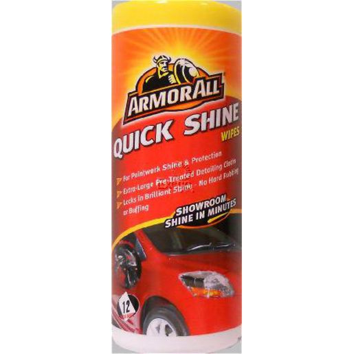 Armor All Quick Shine Wipes 12pk AQSW12/6