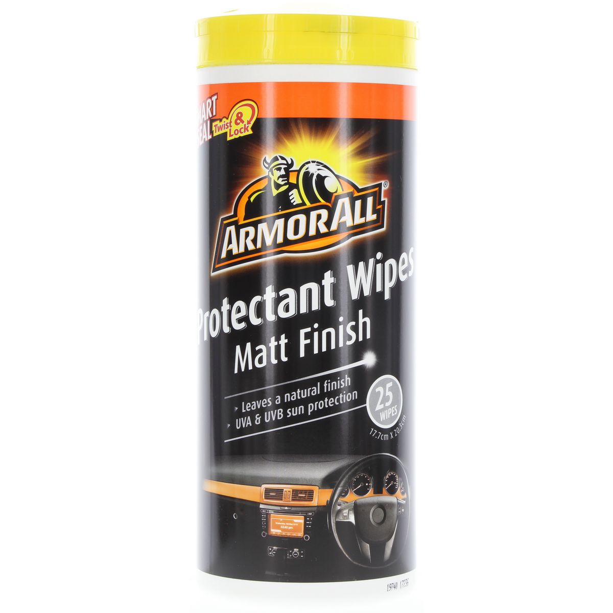 Armor All Protectant Wipes Matt Finish 25Pk