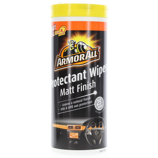 Armor All Protectant Wipes Matt Finish 25Pk