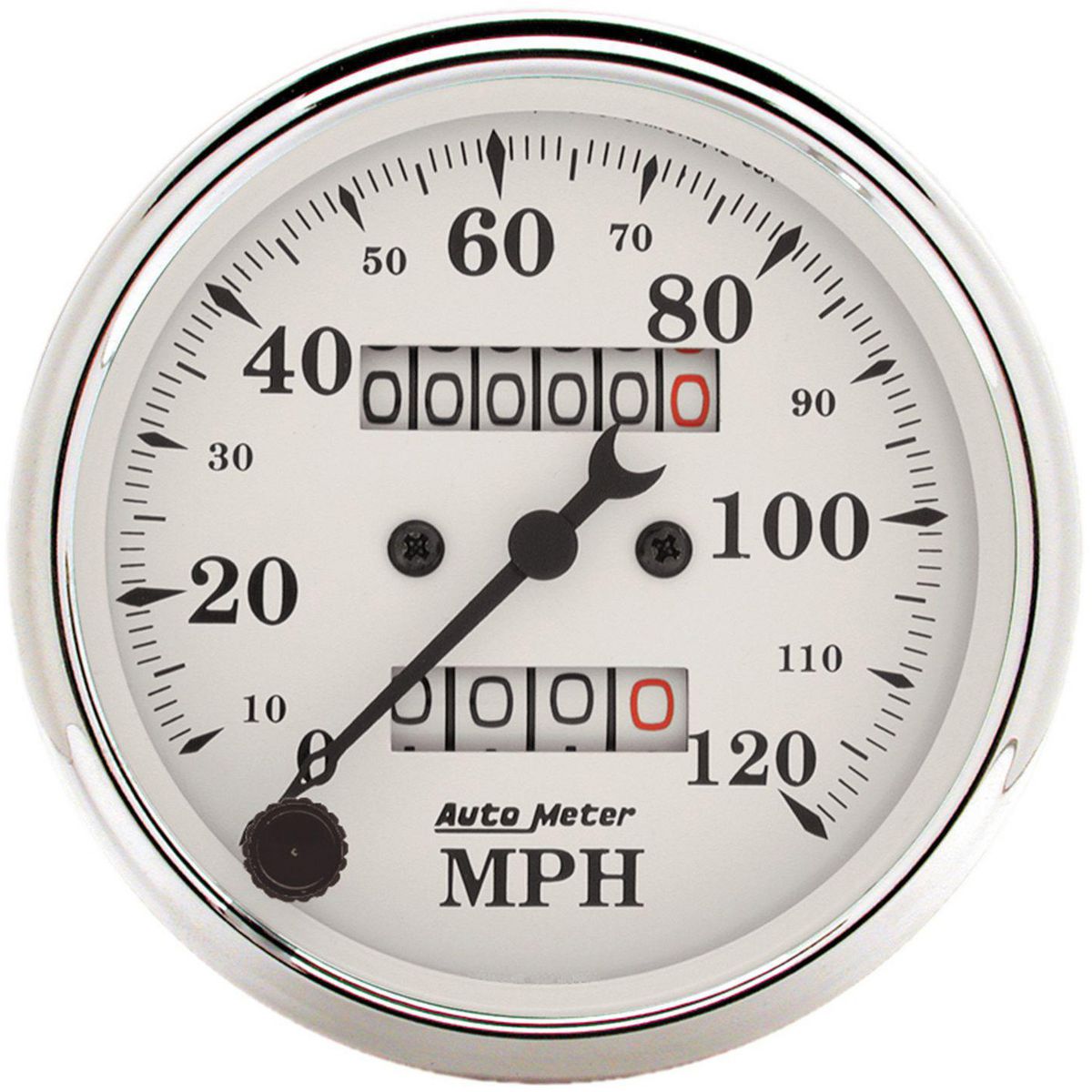 Autometer Old Tyme 3-1/8in Speedometer 120MPH Mechanical AU1693