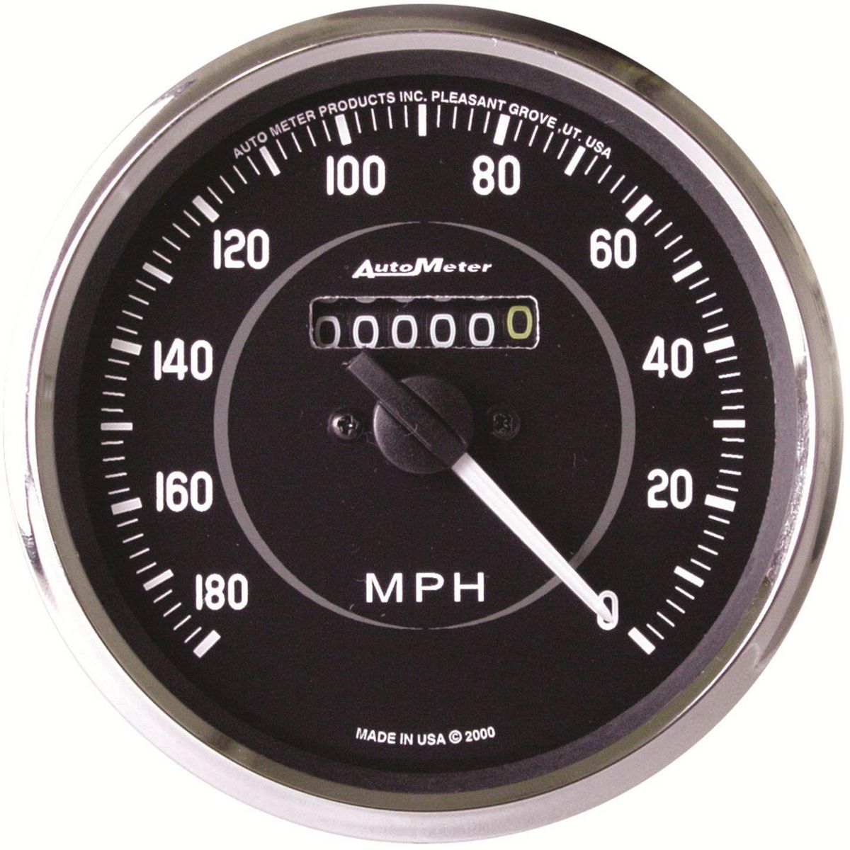 Autometer Cobra 4in Speedo Gauge 180MPH Mechanical AU201005