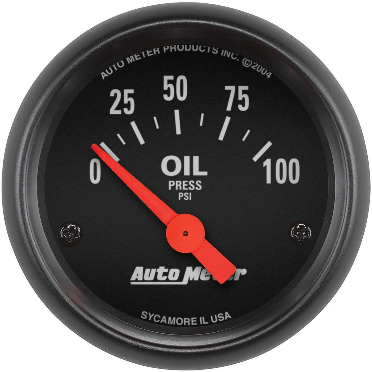 Autometer Z-Series 2-1/16in Oil Pressure Gauge 0-100 PSI Electric AU2634