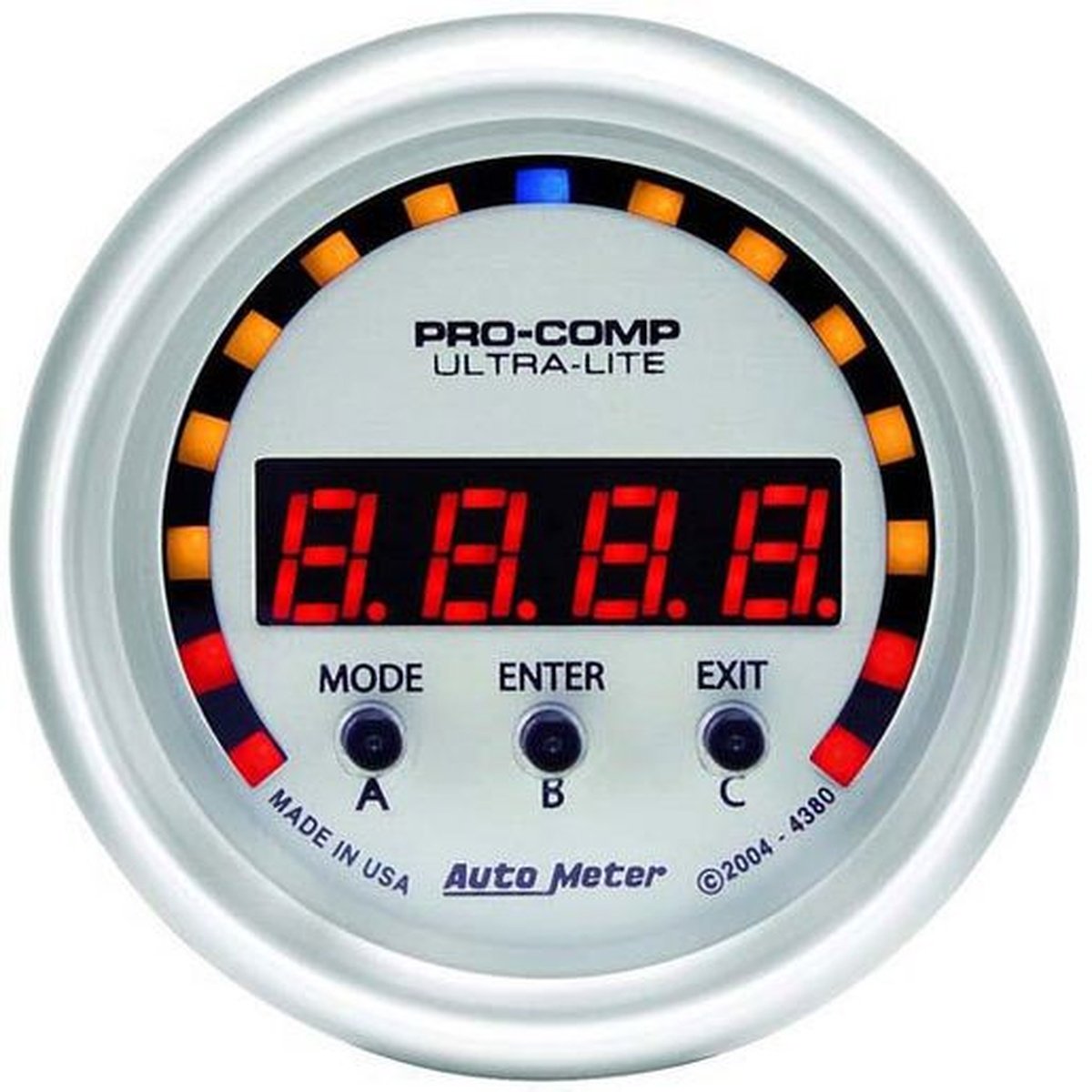 Autometer Ultra-Lite 2-1/16in D-Pic G Meter Gauge LED & Digital Display AU4380
