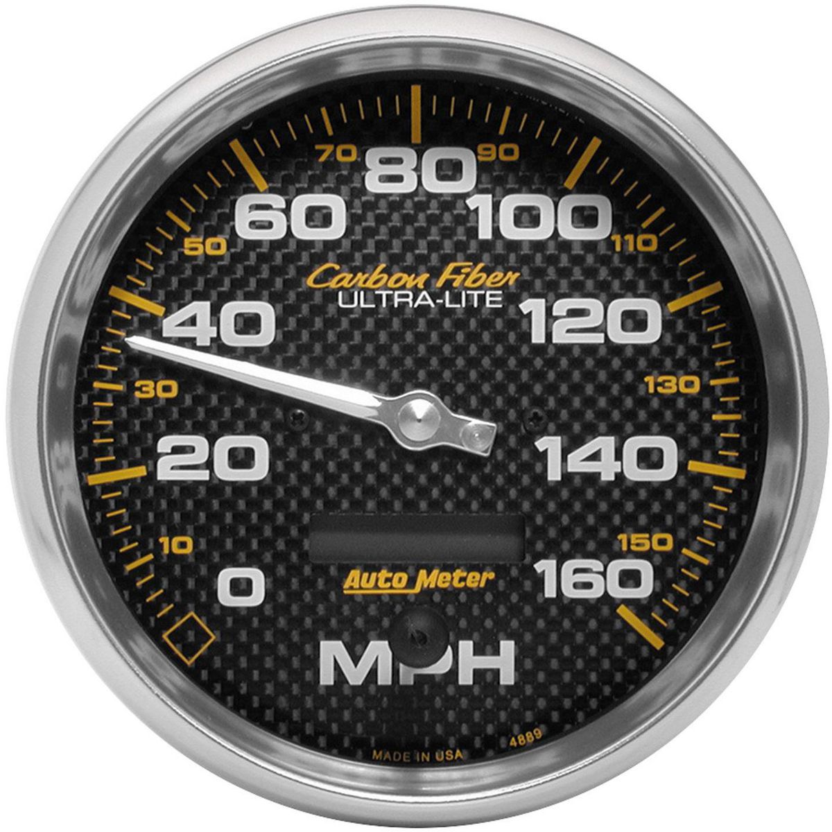 Autometer Carbon Fiber 5in Speedometer 160MPH AU4889