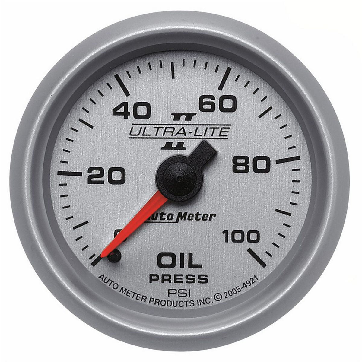 Autometer Ultra-Lite II 2-1/16in Oil Pressure Gauge 0-100 PSI AU4921