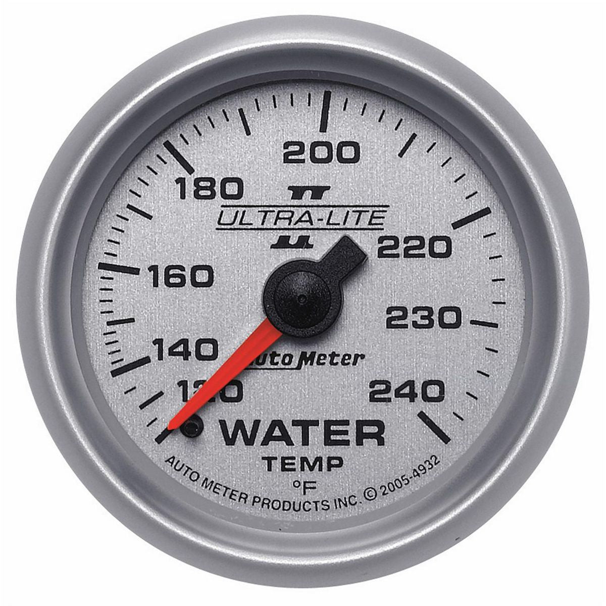 Autometer Ultra-Lite II 2-1/16in Water Temp Gauge 120-240F AU4932