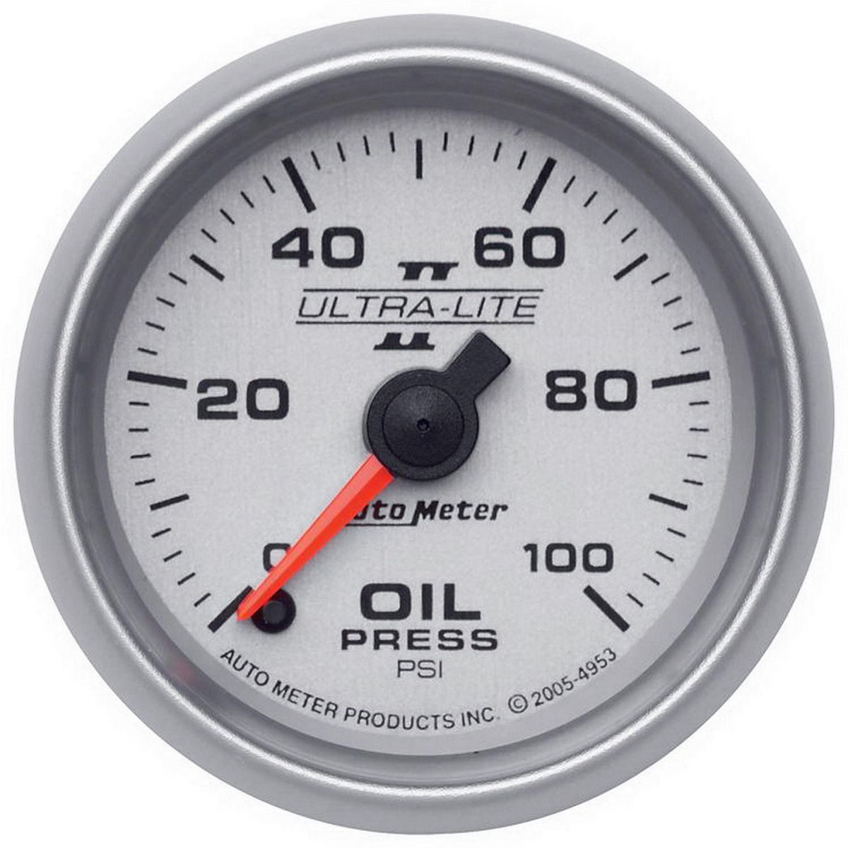 Autometer Ultra-Lite II 2-1/16in Oil Pressure Gauge 0-100 PSI AU4953