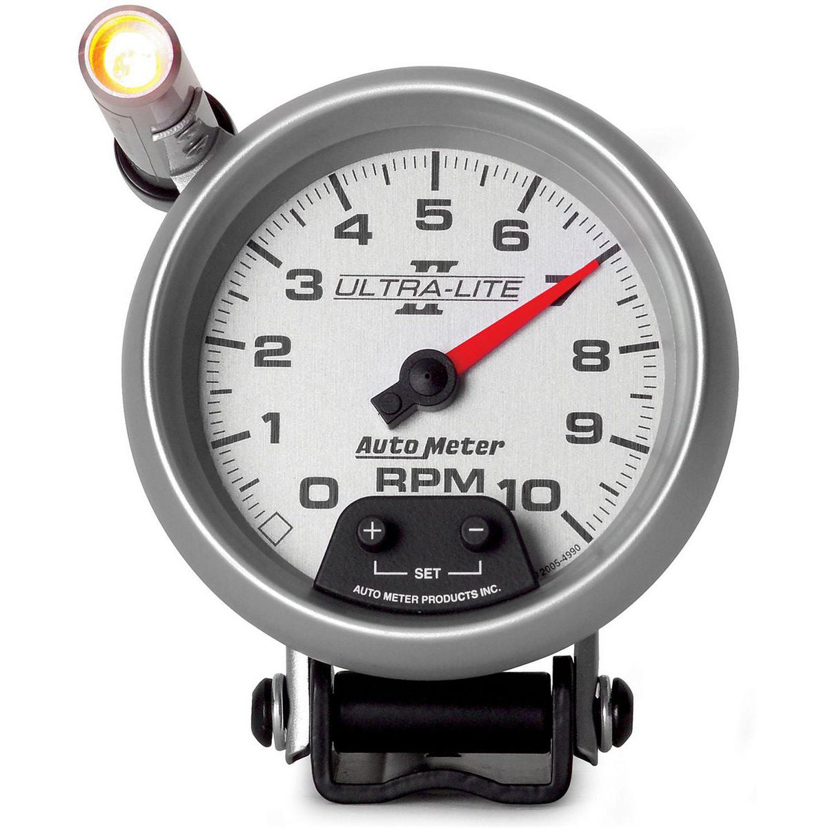 Autometer Ultra-Lite II 3-3/4in Tacho Gauge 10,000 rpm Pedestal AU4990