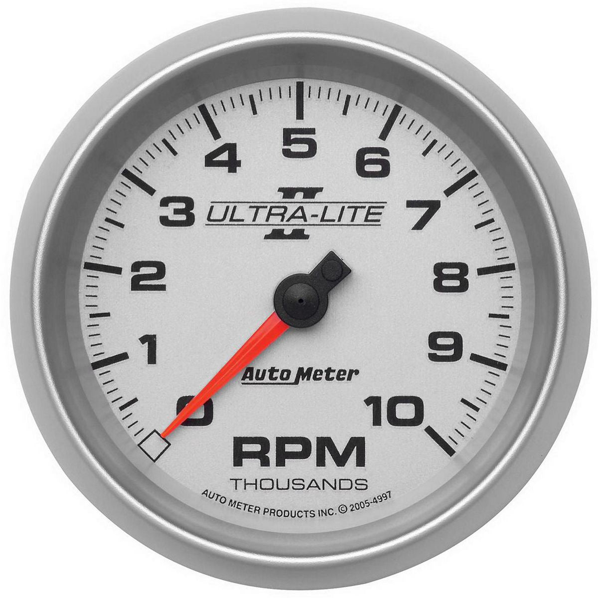 Autometer Ultra-Lite II 3-3/8in Tacho Gauge 10,000 rpm In-Dash AU4997