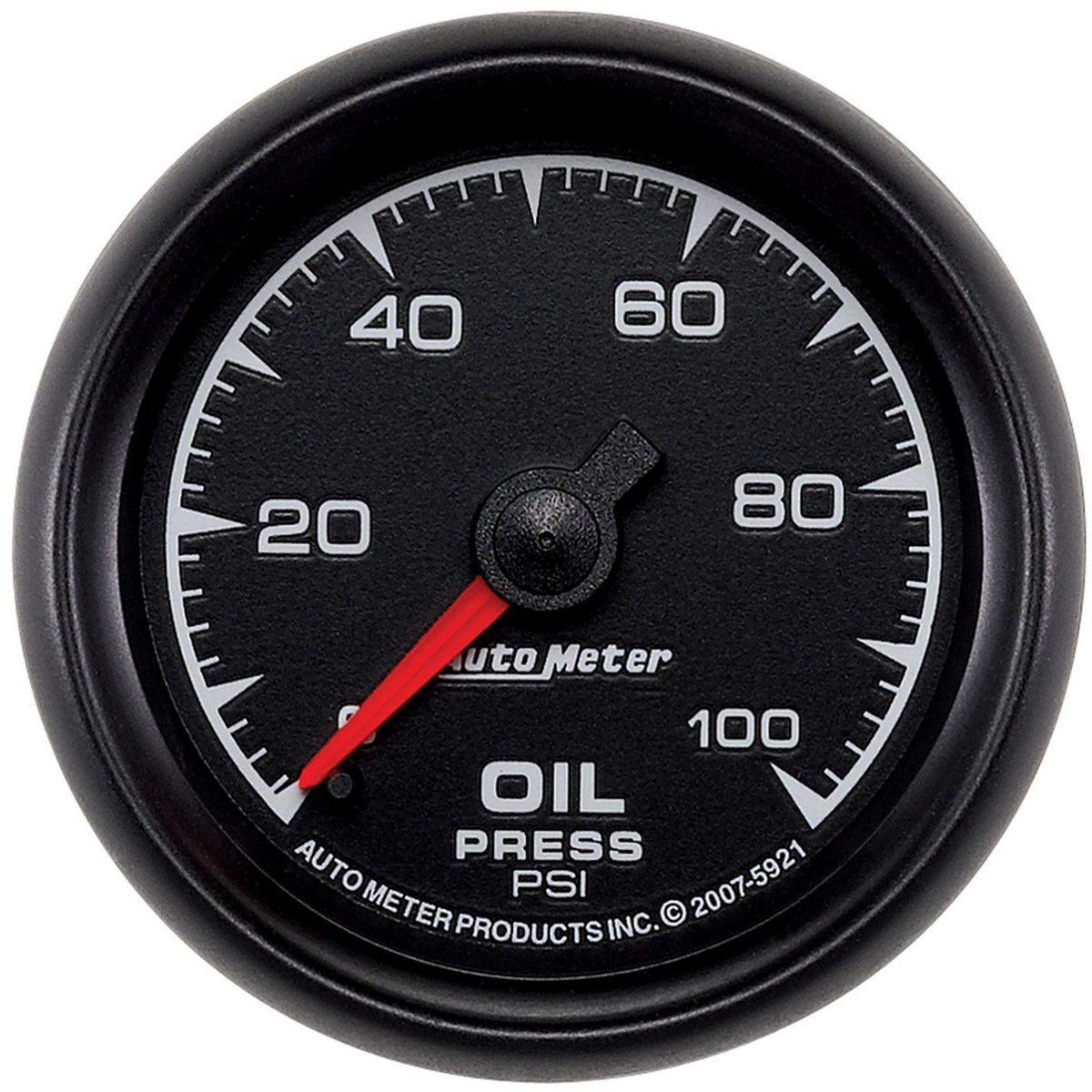 Autometer ES Series 2-1/16in Oil Pressure Gauge 0-100PSI Mechanical 8ft AU5921