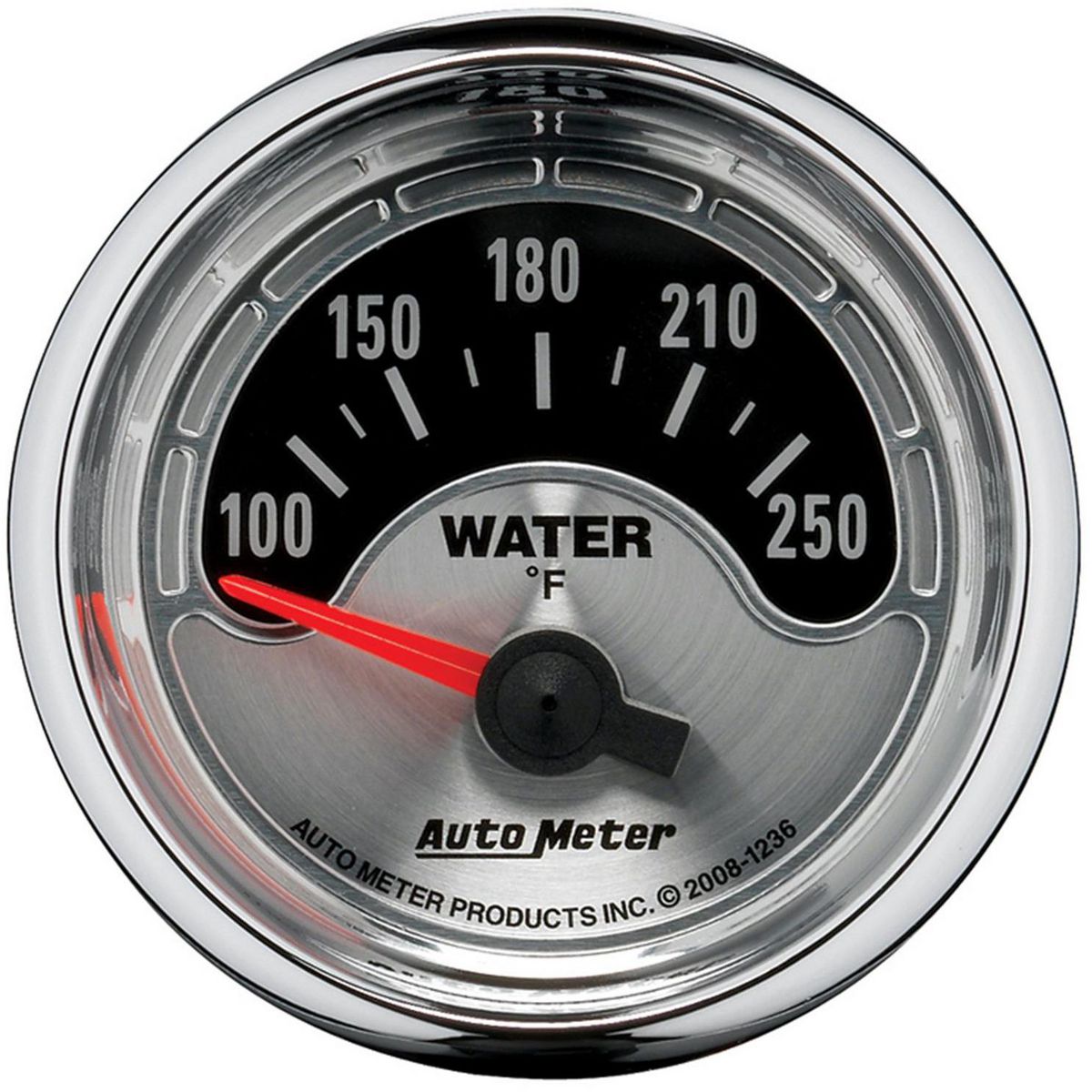 Autometer Muscle 2-1/16in Water Temp Gauge 100-250F Short Sweep Electric AU1236